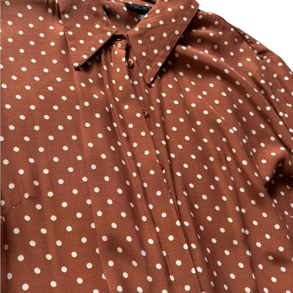 Top Shop Selfridges Polk Dot Shirtwaist As Seen On Princess Kate 8 - Picture 4 of 11